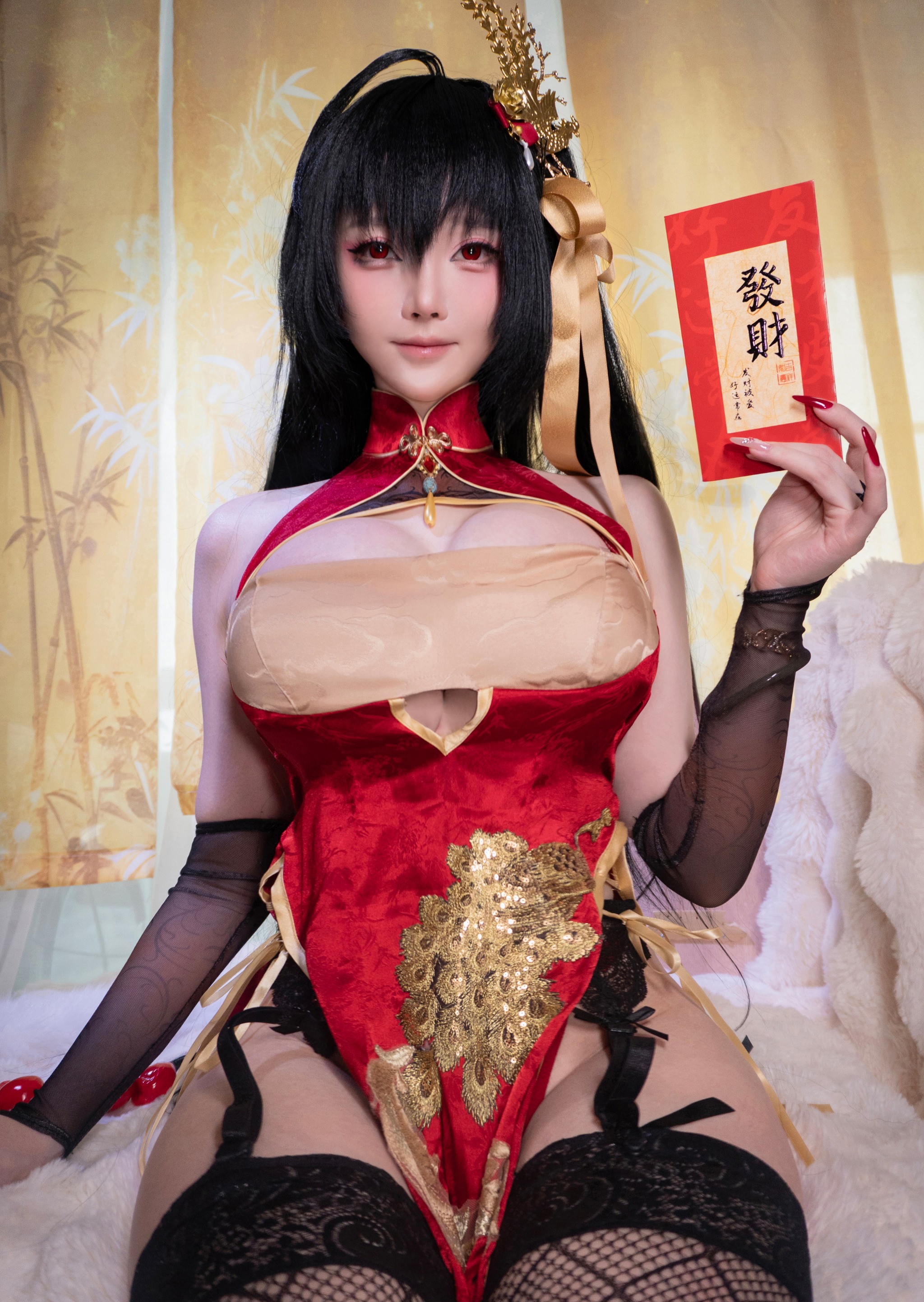 一小央泽 – NO.075 大凤旗袍 [103P2V]-XikXak